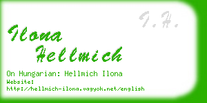 ilona hellmich business card
